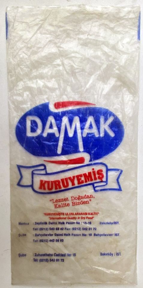 Damak Kuruyemiş BAKIRKÖY - Naylon ambalaj