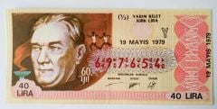 19 Mayıs 1979 / Yarım bilet - Piyango bileti