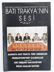 Batı Trakya'nın Sesi Sayı:27 /1991 - Kitap