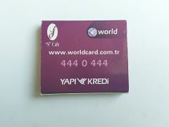 Yapı Kredi Bankası - World card / Kibrit