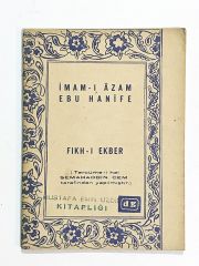 Fıkh-ı Ekber İmam-ı Azam Ebu Hanife / Semahaddin Cem - Kitap