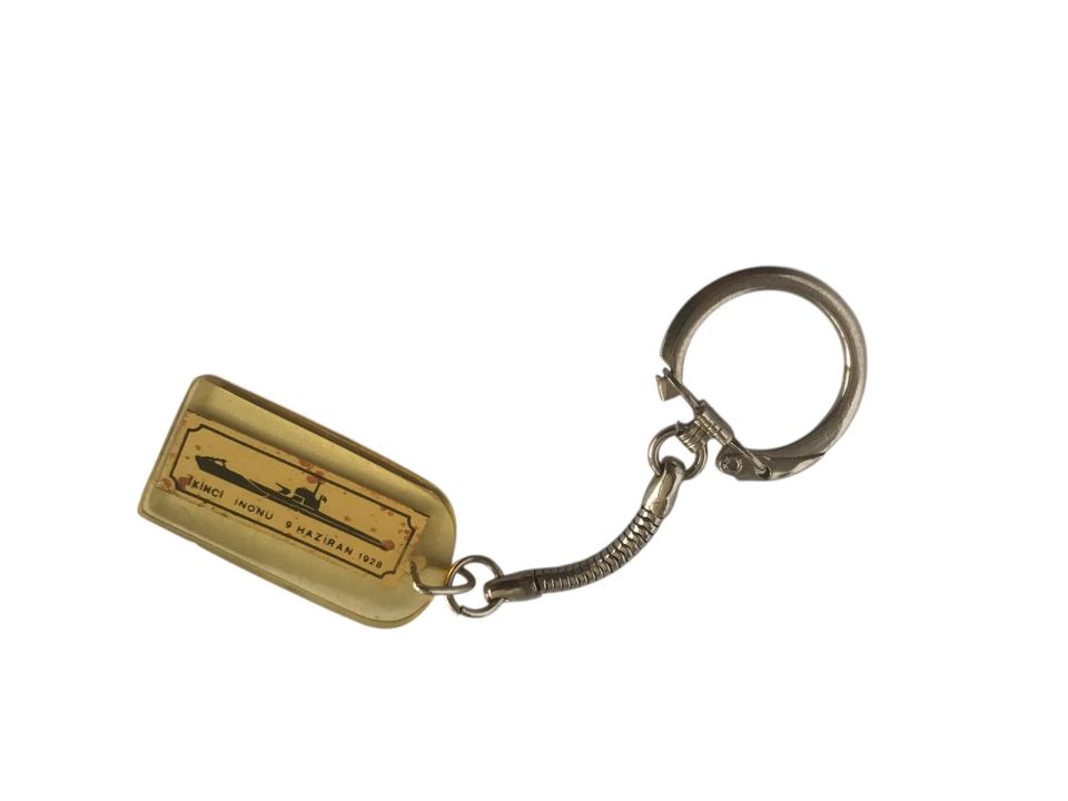 Türk Denizaltıcılık Günü 85. yıl hatırası 1971 - Eski anahtarlık (İç plakasında lekeler var)