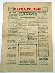 Bafra postası, 3 Ağustos 1953, Sayı:5 - Efemera