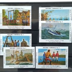 Historic Cornwall - Kibrit etiketi