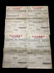 Ticaret gazetesi, 1955 tarihli - 4 adet