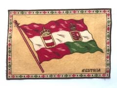 Austria / Avusturya - 1910'lar Tütün promosyonu, 14x21 kumaş bayrak