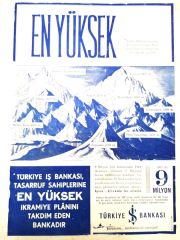 Türkiye İş Bankası en yüksek... / Dergi, gazete reklamı - Efemera