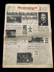 Ankara - Medeniyet Gazetesi / 25 Haziran 1959