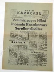 Bizim Karacasu gazetesi, 17.1960, Sayı:14 Nazilli - Efemera