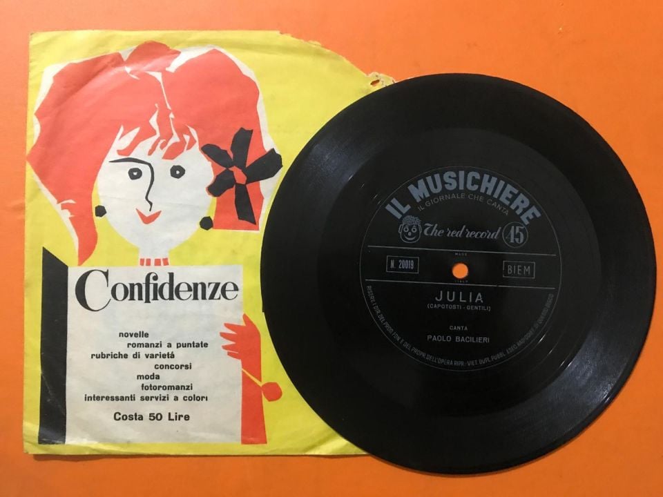 Confidenze - Julia / Paolo bacillari - 45 d. plak