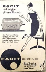 Facit makinesine güvenebilirsiniz - Eli BURLA / Dergi, gazete reklamı