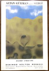 Altan GÜRMAN Sergi - Derimod Kültür Merkezi / 16X24 Karton reklam