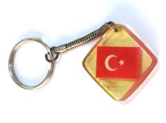 Türk Bayrağı 1970'li yıllara ait anahtarlık