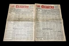 Tarsus Ekspres gazetesi - 1989 tarihli, 2 adet