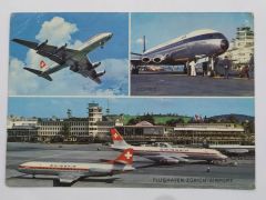 Swissair Zürich Airport / Kartpostal