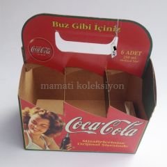 Coca Cola karton şişe kasası - Efemera