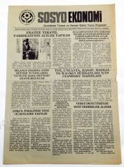 Sosyo Ekonomi gazetesi,Haziran 1989 Çanakkale - Efemera