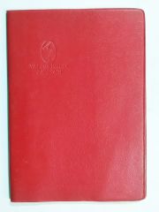 Yapı ve Kredi Bankası - Kırmızı kaplı defter