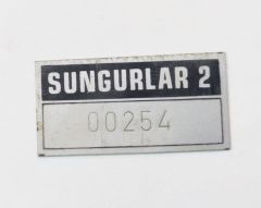 Sungurlar 2 - Alüminyum plaka