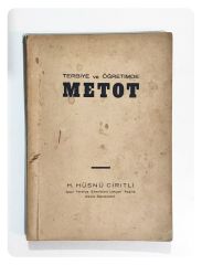 Terbiye ve Öğretimde Metot / H. Hüsnü CIRITLI - Kitap