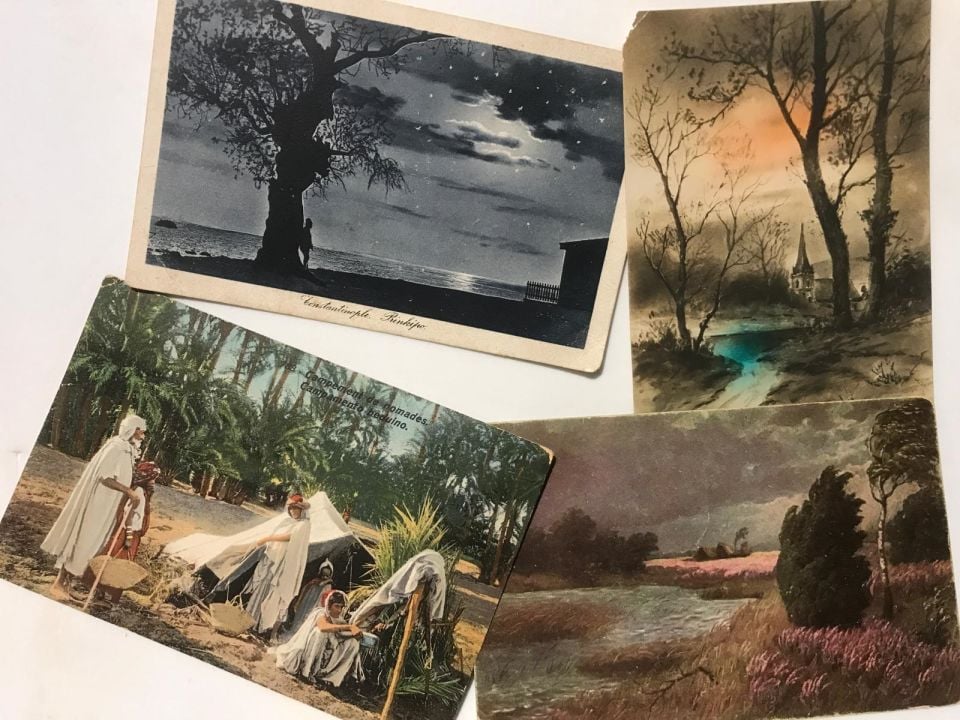 4 adet kartpostal - 100 TL