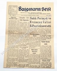 Başpınarın sesi gazetesi, 19 Ekim 1968, Sayı:8 - Efemera