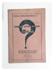 İlkokulu Bitirme İmtihanı Soruları 1957 - Kitap