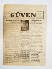 DİYARBAKIR Güven gazetesi / 2 Mart 1957 - Eski Gazete