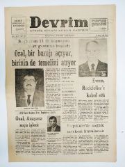 Devrim Günlük siyasi akşam gazetesi, 10 Şubat 1984 - Eski Gazete