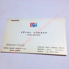 Pepsi, Fruko, Tamek meyva Suları Adana / Kartvizit