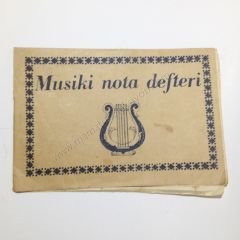 Musiki Nota defteri  3 - Efemera