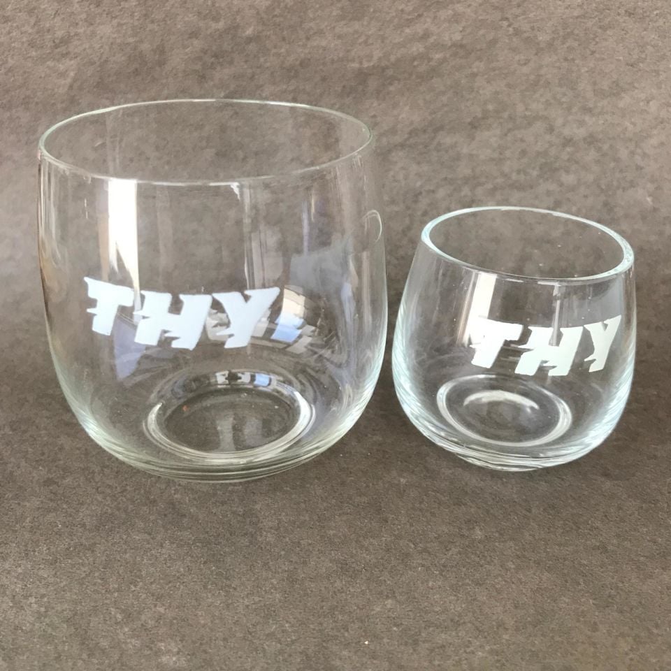 Türk Hava Yolları - İki adet bardak