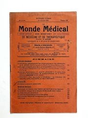 Monde Medical Dergisi Sayı:886 1936 - Dergi