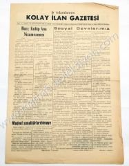 İş adamlarının kolay ilan gazetesi, 10 Ocak 1960 - Efemera