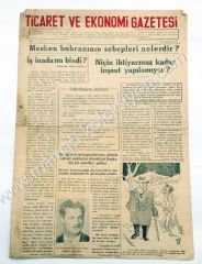 Ticaret ve Ekonomi gazetesi, 12 Ağustos 1948, Sayı:1 - Efemera
