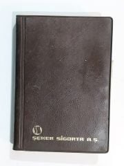 Şeker Sigorta 1973 yılı ajandası