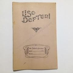 Lise defteri - Kullanılmamış