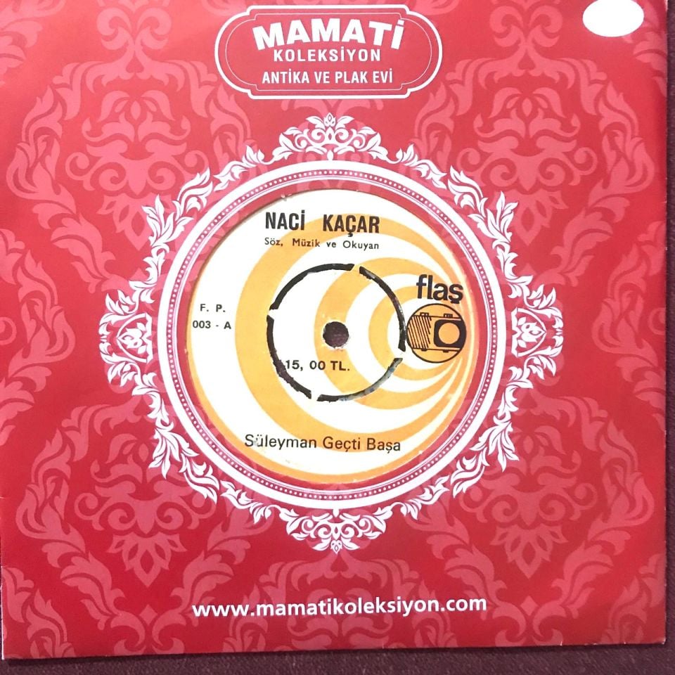 Süleyman geçti başa - Dolaş gel meclise doğru / Naci KAÇAR - PLAK