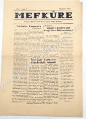 Mefkure gazetesi, 18 Nisan 1960, Sayı:5 Balıkesir - Efemera