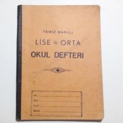 Temiz Marjlı Lise ve Orta Okul defterleri