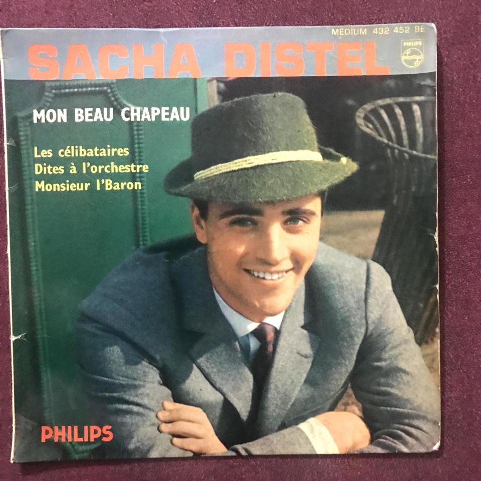 Mon beau chapeau - Les celibataires / Sacha DISTEL - Plak