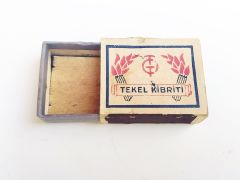 Tekel ahşap kasa kibrit