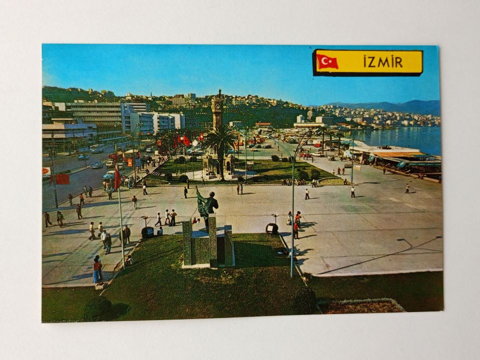İzmir - Konak meydanı - Kartpostal