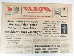 ELAZIĞ Uluova gazetesi, 14 Temmuz 1985 - Gazete