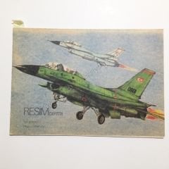 Havacılık temalı resim defteri