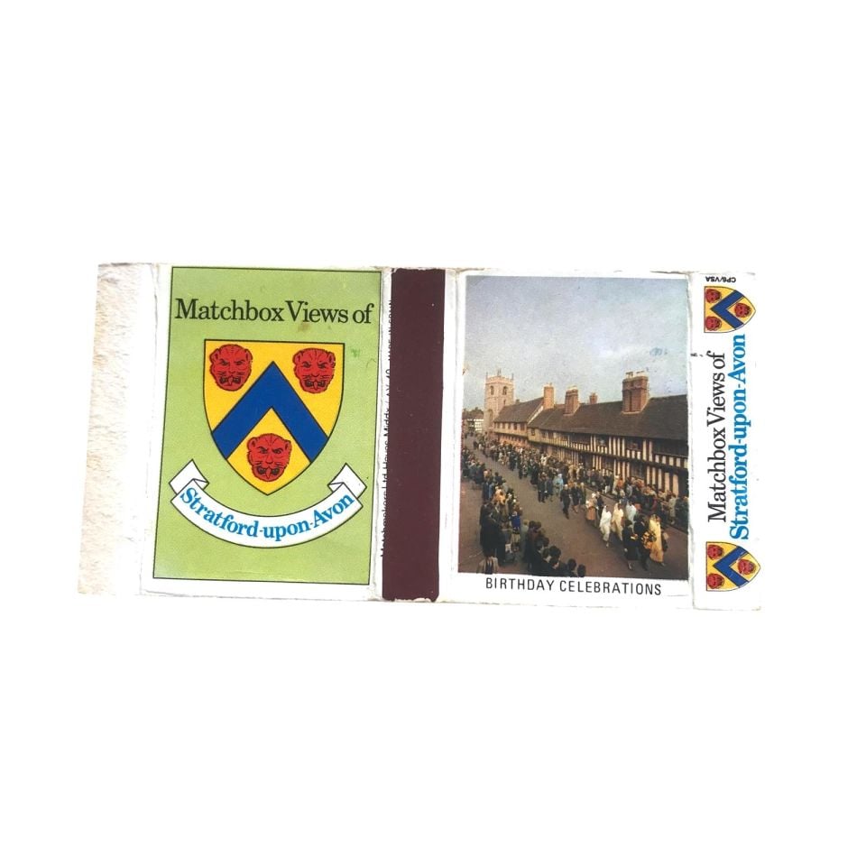 Matchbox Views of Straford upon Avon / Eski kibrit