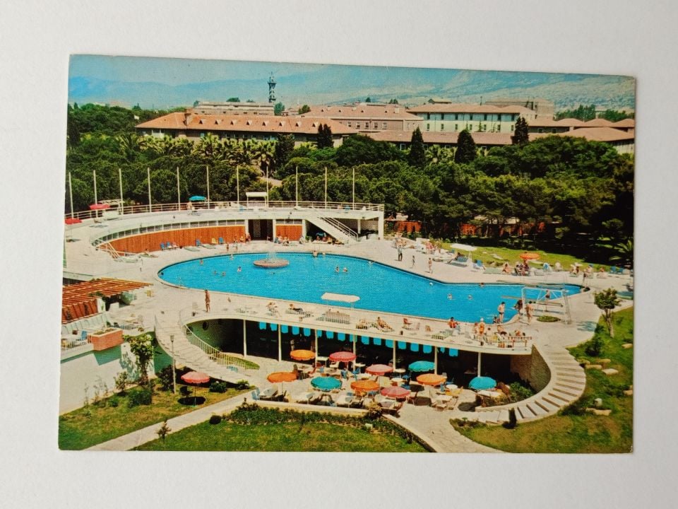 İzmir - Büyük efes otelinden bir görünüş - Kartpostal