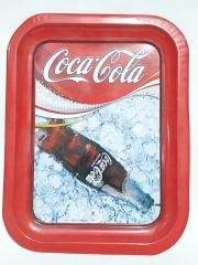 Coca Cola nostaljik tepsi - Buz ve Cola