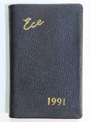 Ece 1991 yılı ajanda - Sayfalar yazılı değildir.