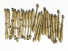 22 adet,ahşap dantel örme aleti